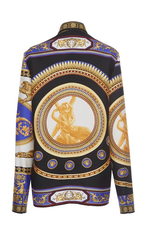 versace girl shirts|versace long sleeve shirts women's.